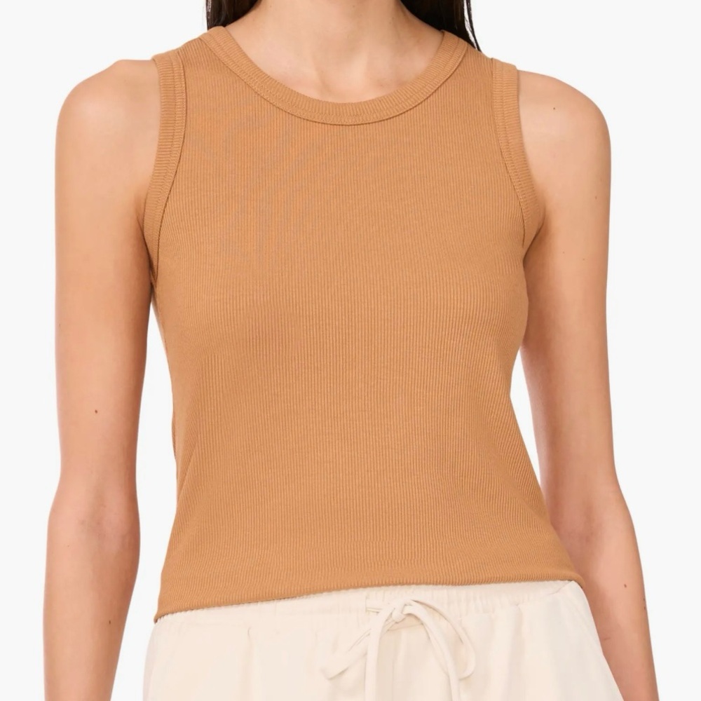 Halogen Ribbed Tank Top